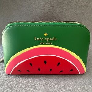 Kate Spade Watermelon Cosmetic Case Pouch NEW